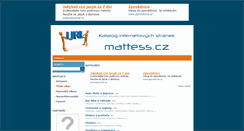 Desktop Screenshot of mattess.cz